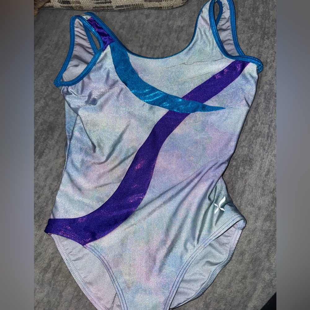 Capezio Shimmering Blue Leotard